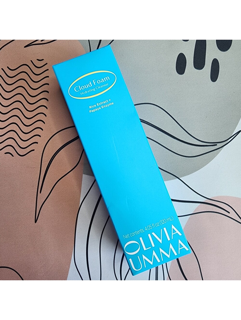 Olivia Umma Cloud Foam Hydrating Cleanser 4.05 fl oz (120 mL)